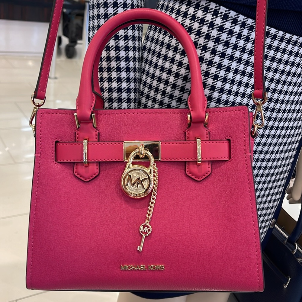 Michael Kors Hamilton Small Satchel Shoulder Crossbody Bag
Electric Pink
NWT - Picture 15 of 16